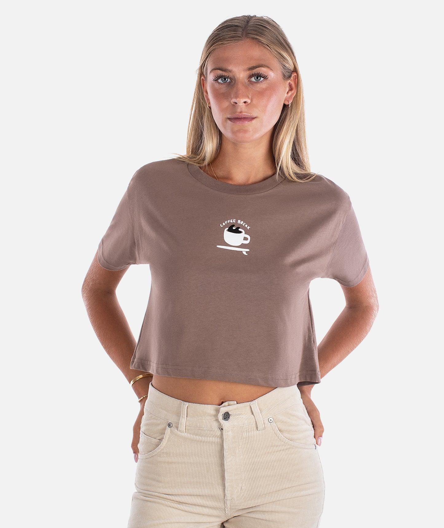Coffee Break tee - Brown