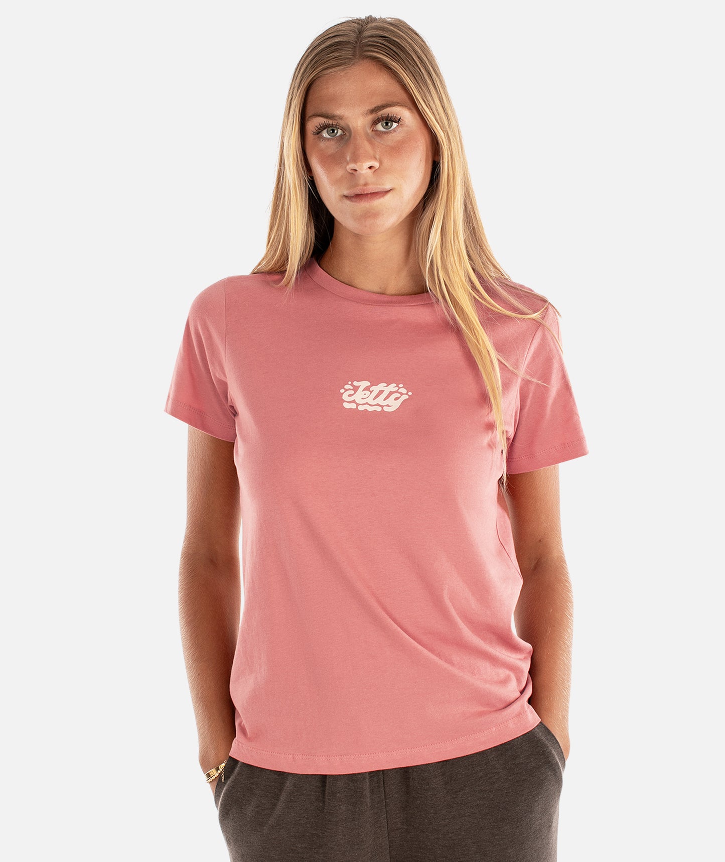 Droplet Tee - Dusty Rose