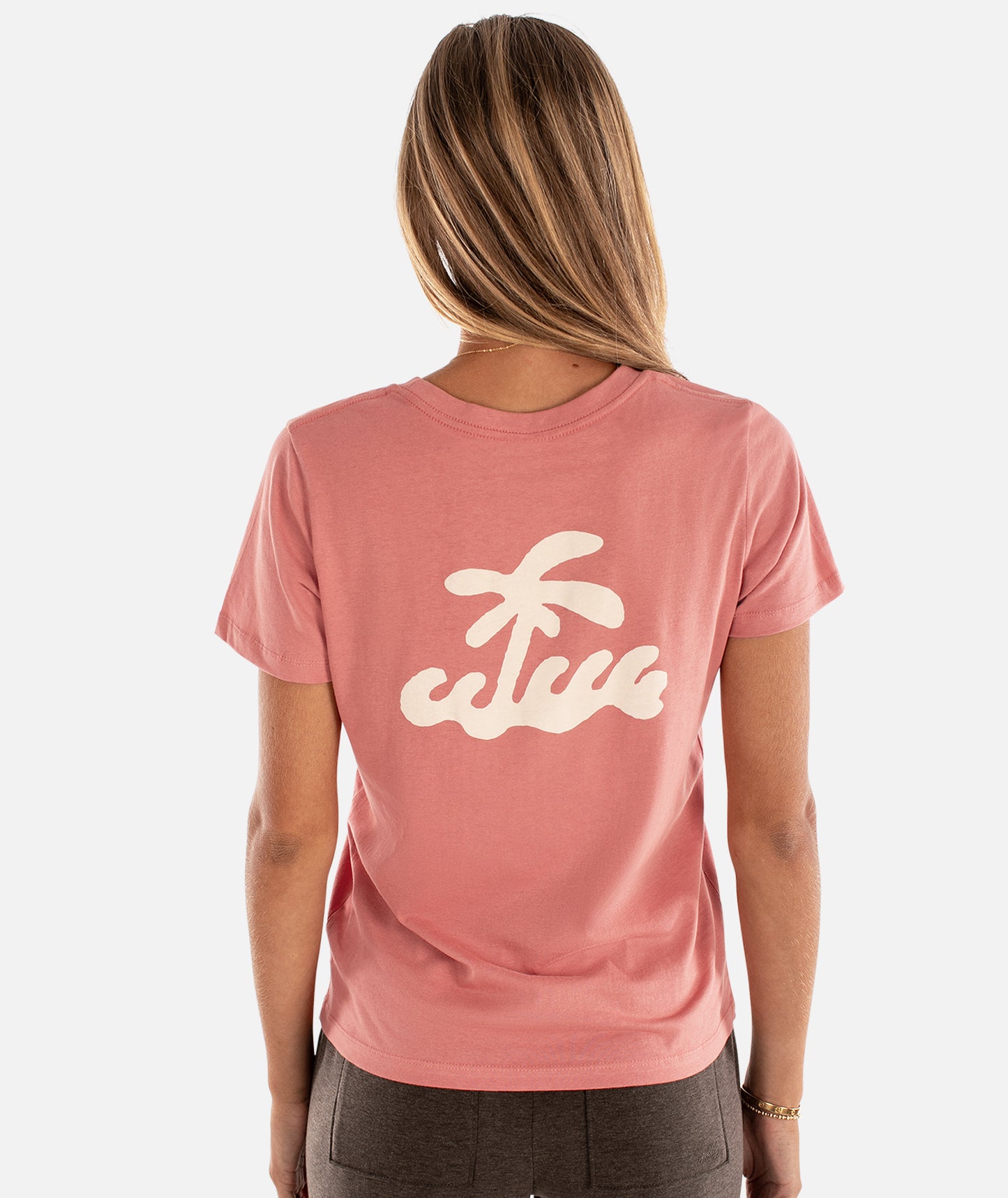 Droplet Tee - Dusty Rose