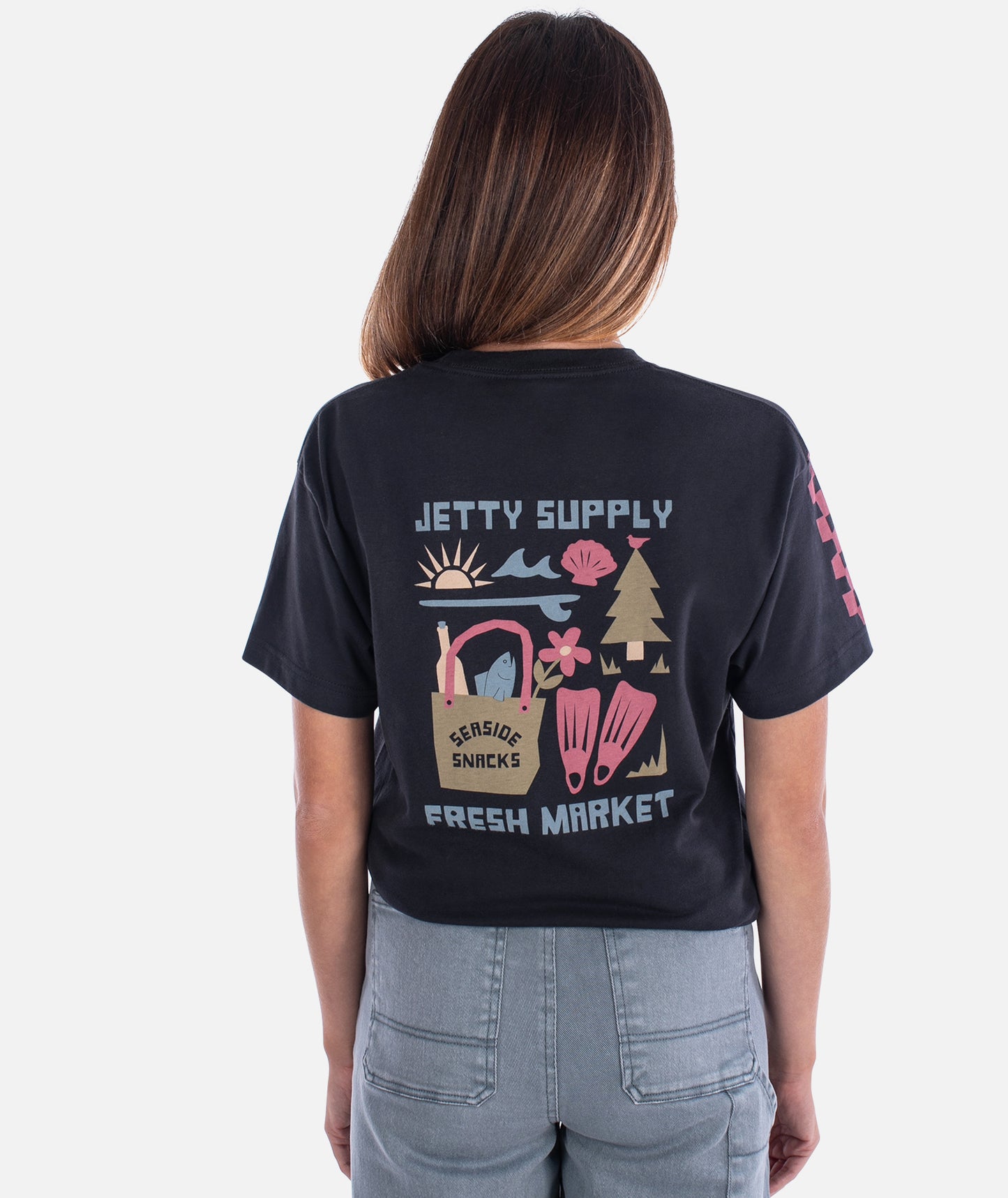 Market Tee - Charcoal