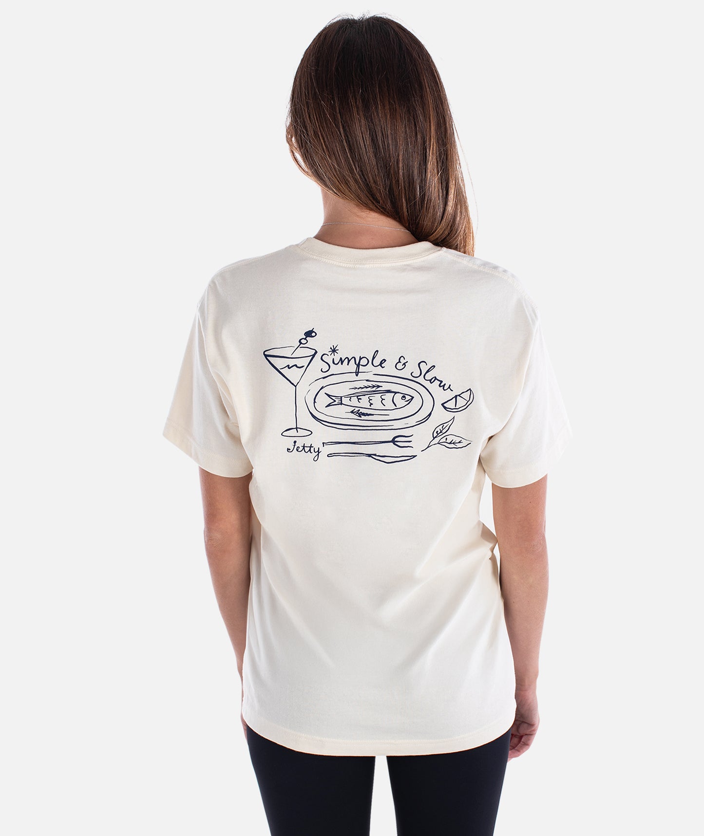 Simple and Slow Tee - Natural