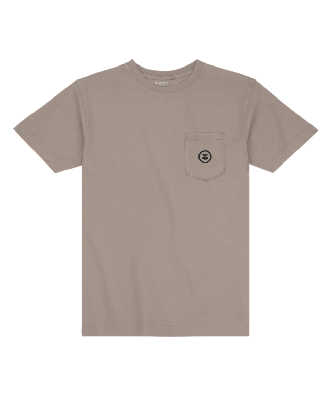 Otis Pocket Tee - Cinder - Jetty