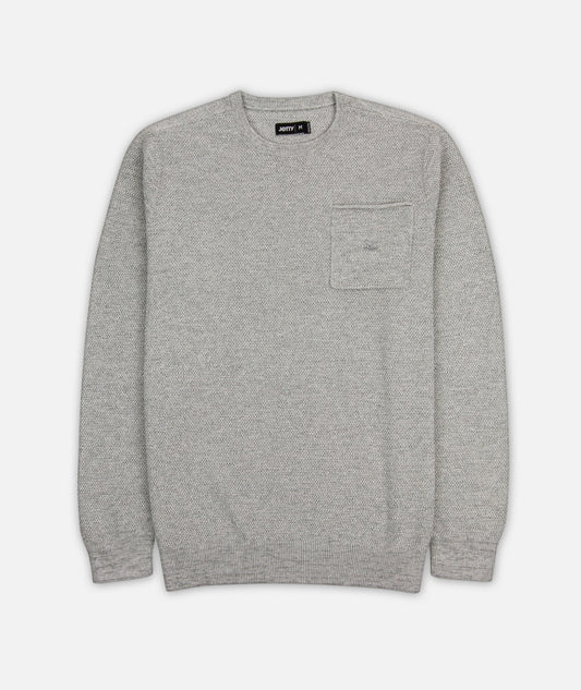 Brine Sweater - Heather Grey - Jetty