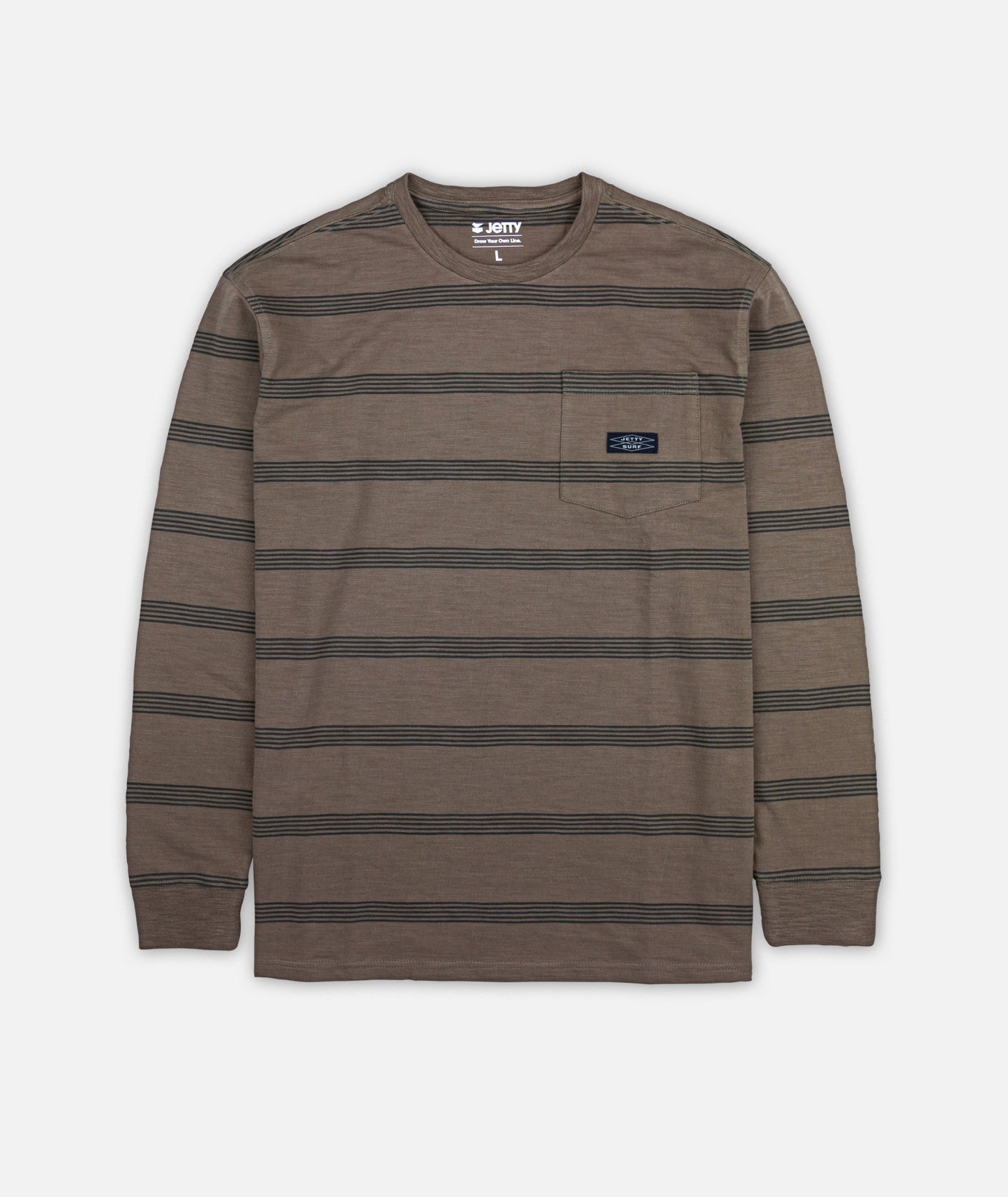 Pehala Slub Long Sleeve Tee - Falcon - Jetty
