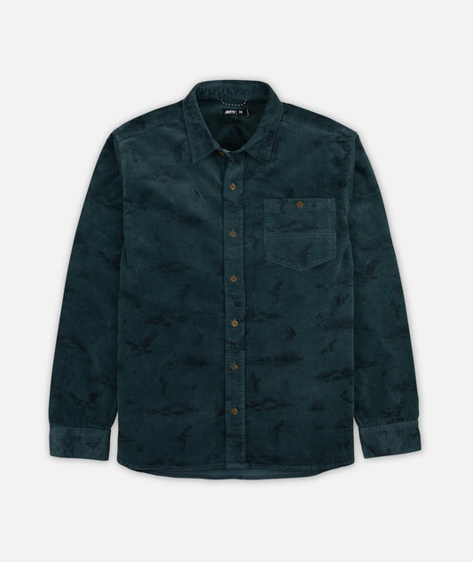 Shoals Corduroy Shirt - Navy - Jetty