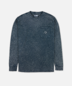 Tanker Acid Wash Long Sleeve - Blue