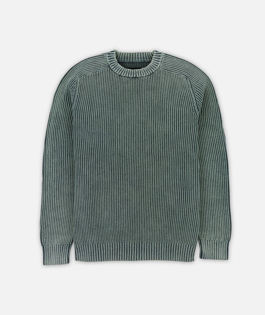 Undertow Washed Crewneck Sweater - Navy - Jetty