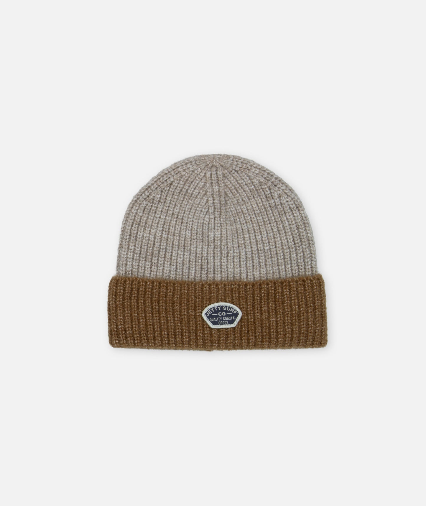 Truro Colorblock Beanie - Tan - Jetty