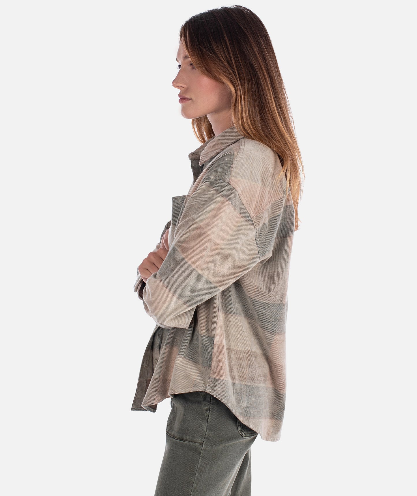 Alpine Corduroy Shirt - Mauve