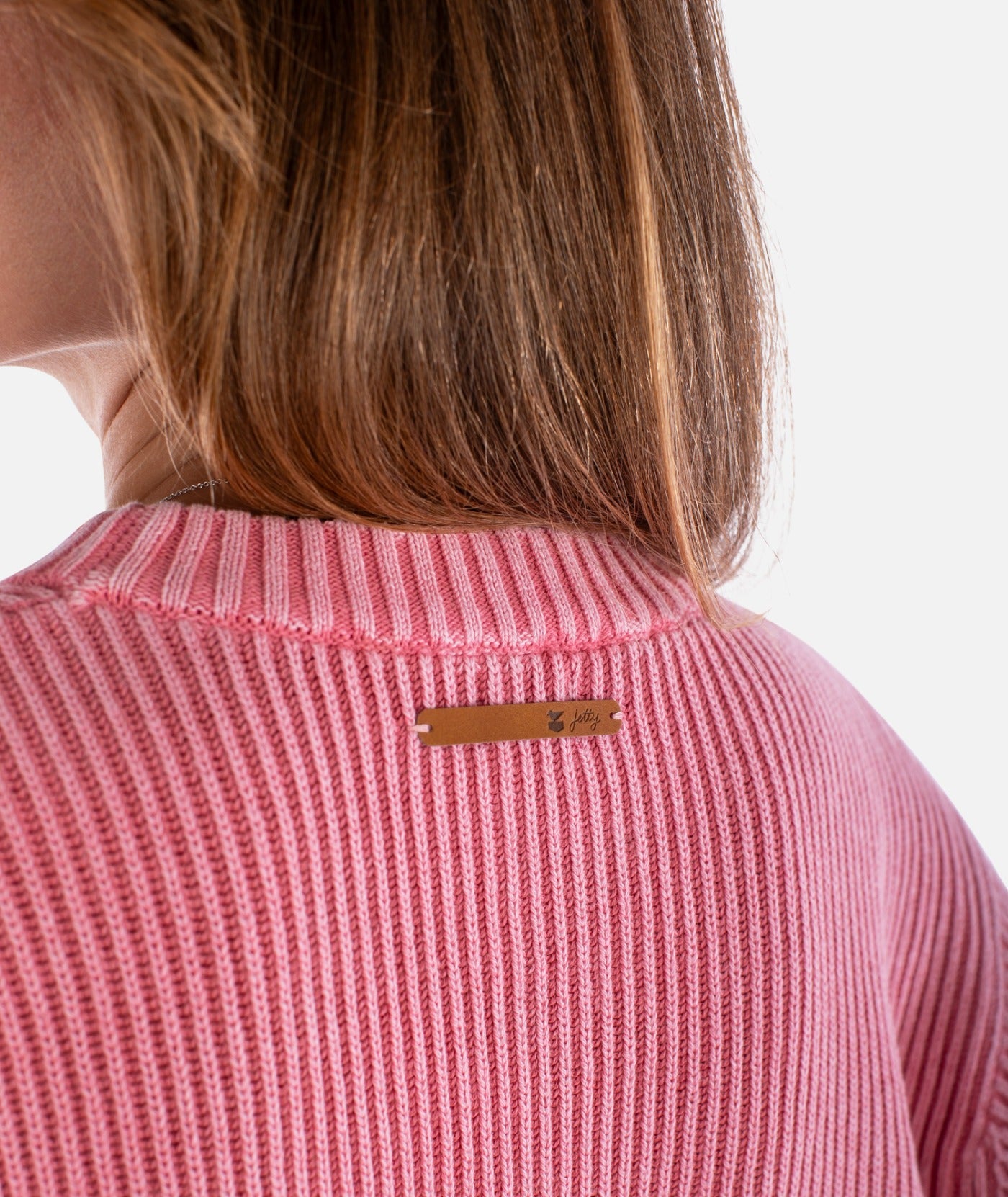Sundrenched Crewneck Sweater - Dusty Rose