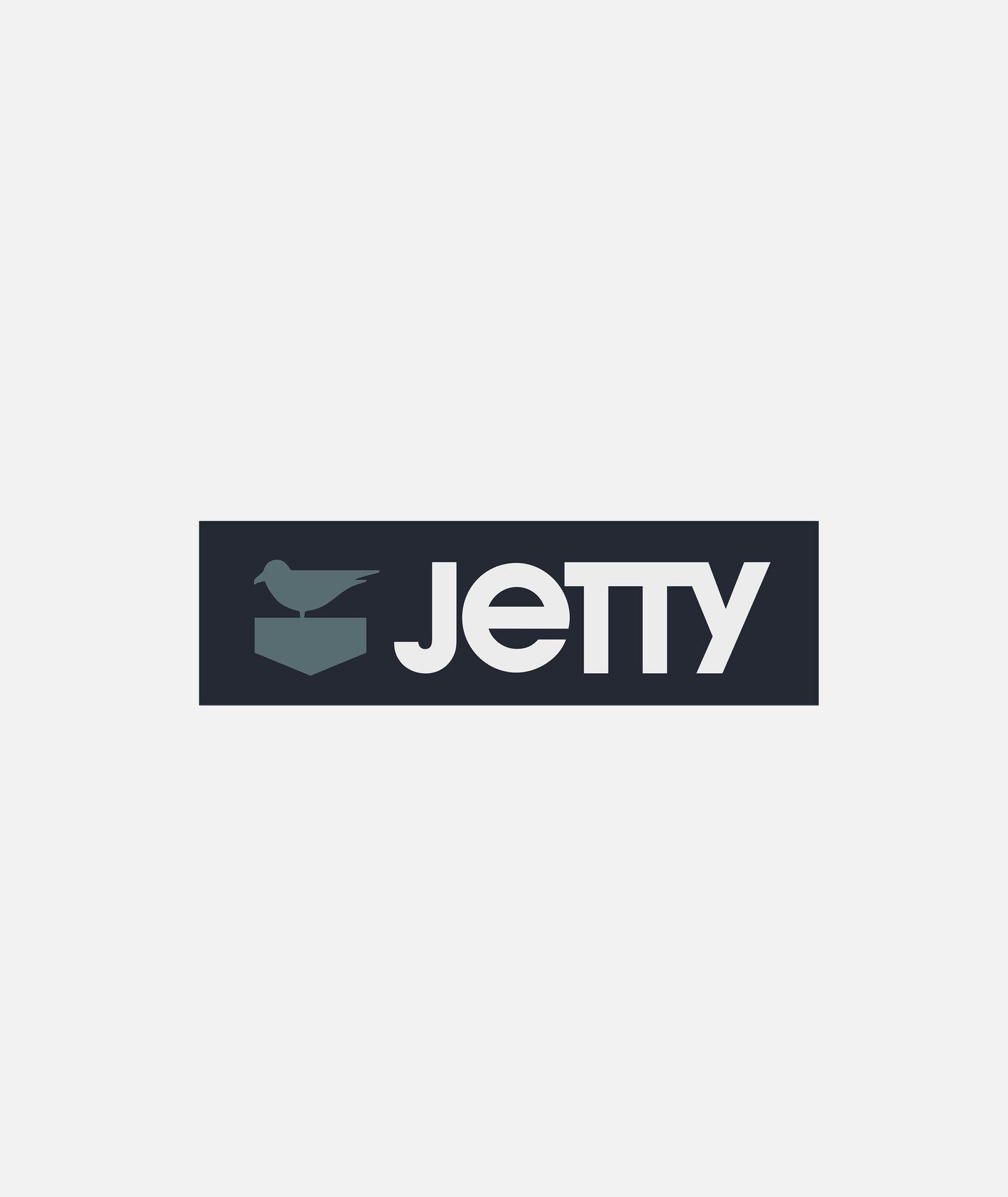 Banner Sticker - Black - Jetty