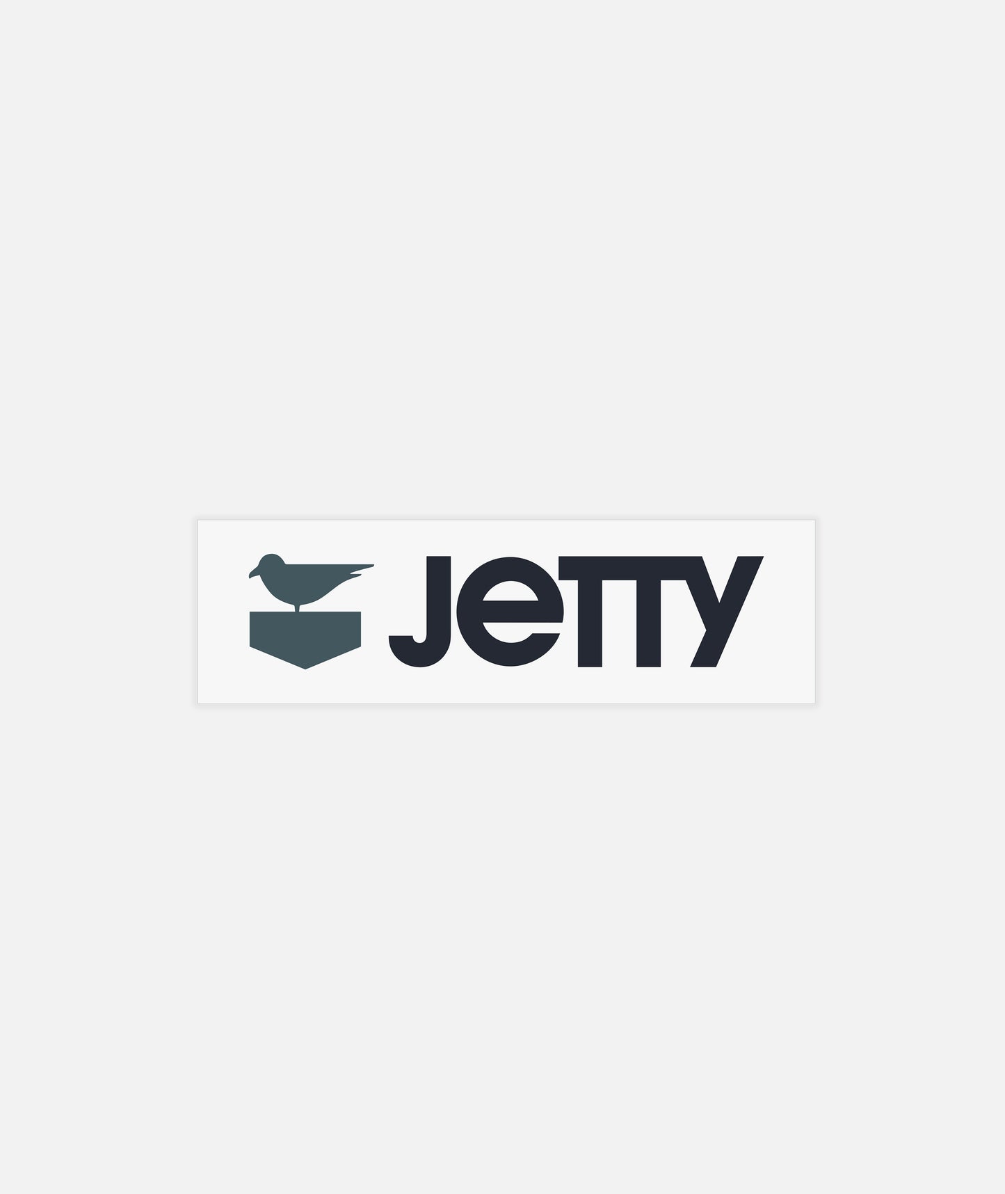 Banner Sticker- White - Jetty