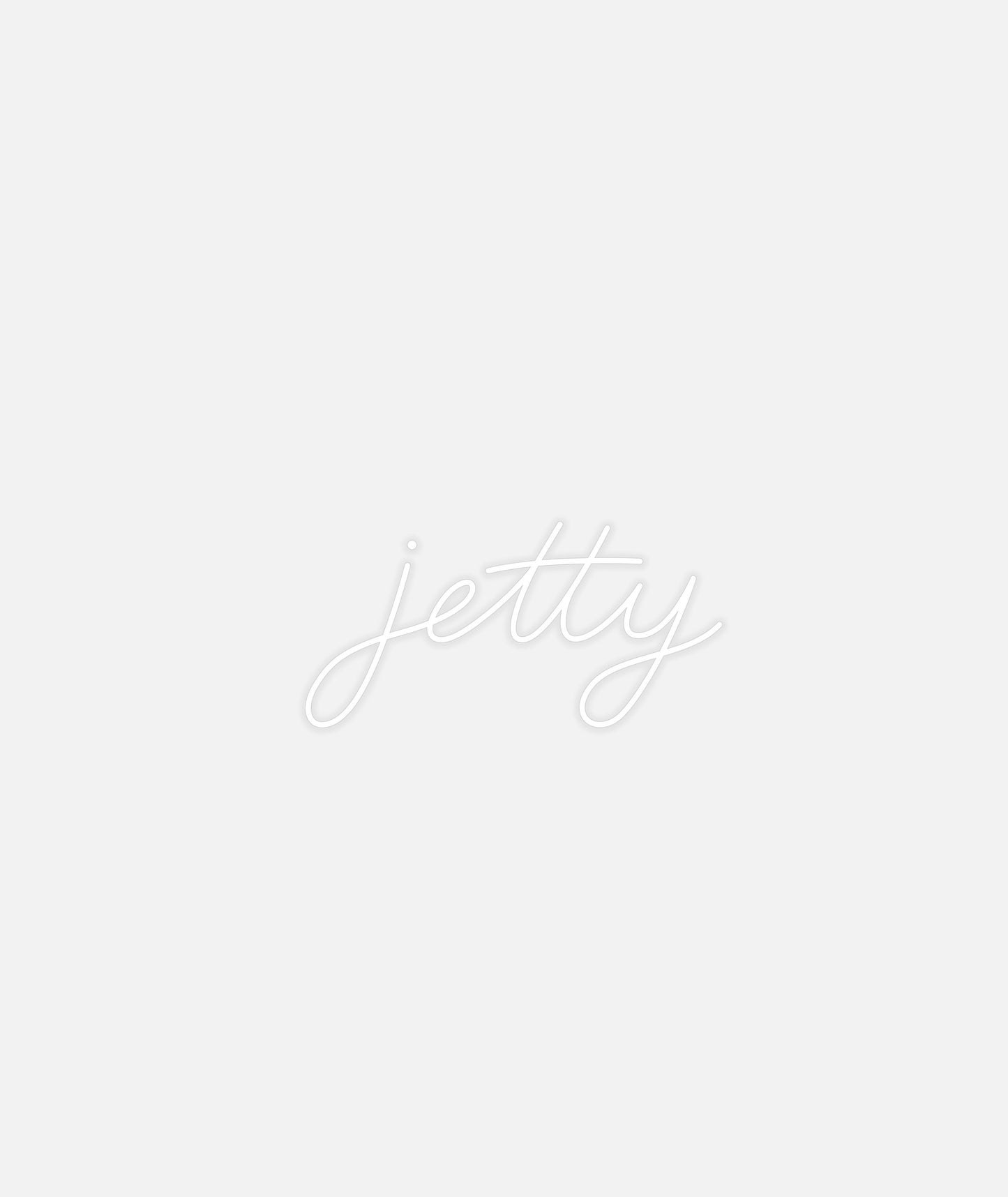 Script Decal - White - Jetty