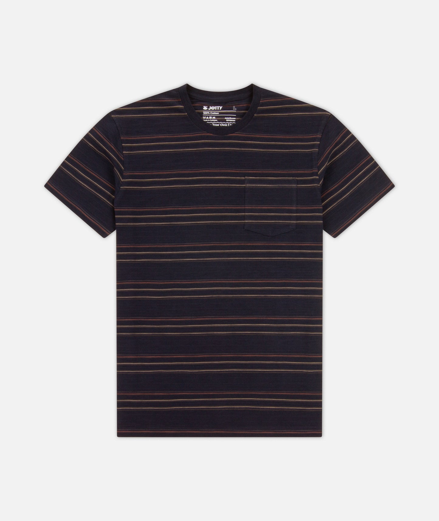 Pehala Slub Premium Tee - Navy