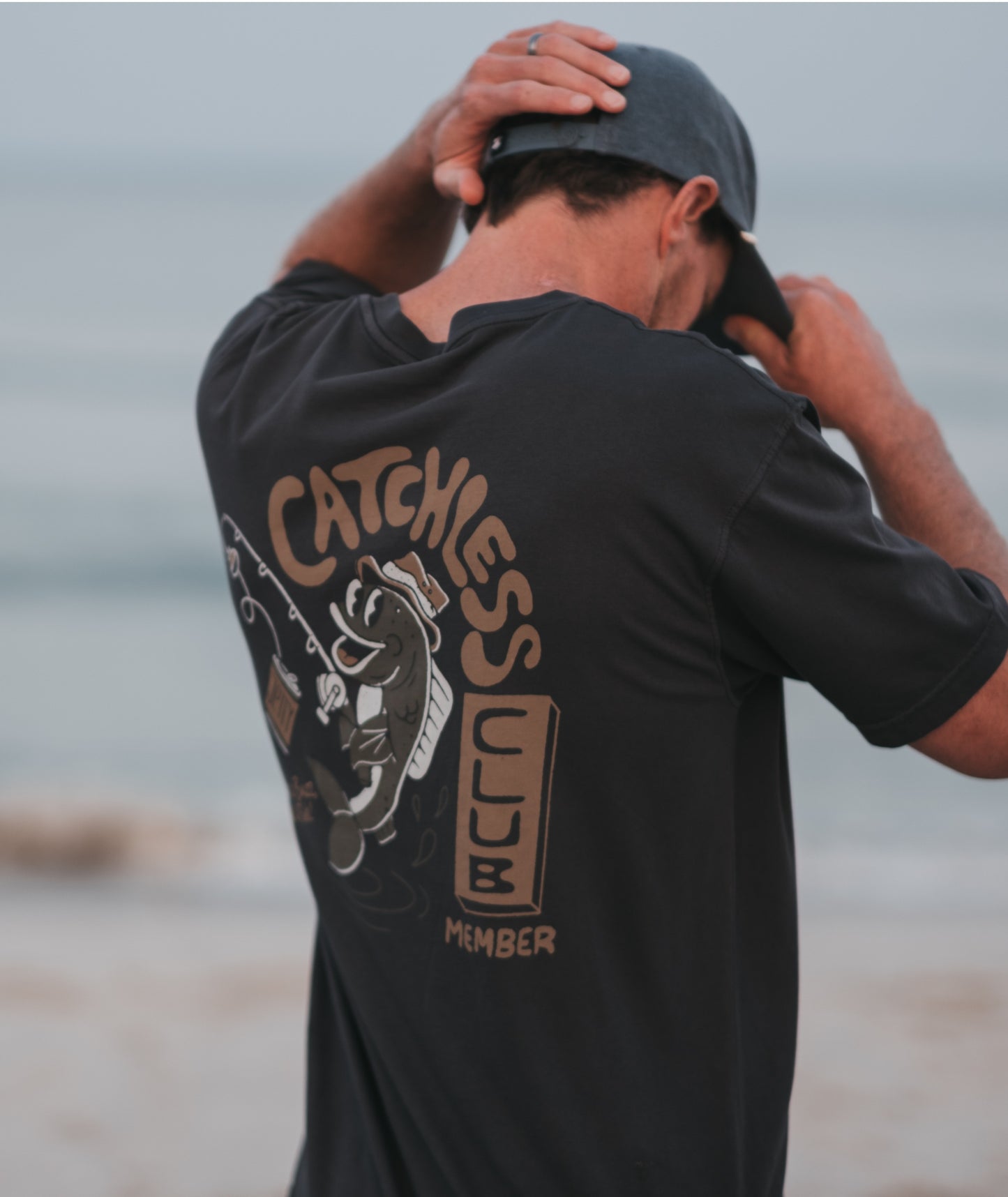 Catchless Club Tee - Black - Jetty