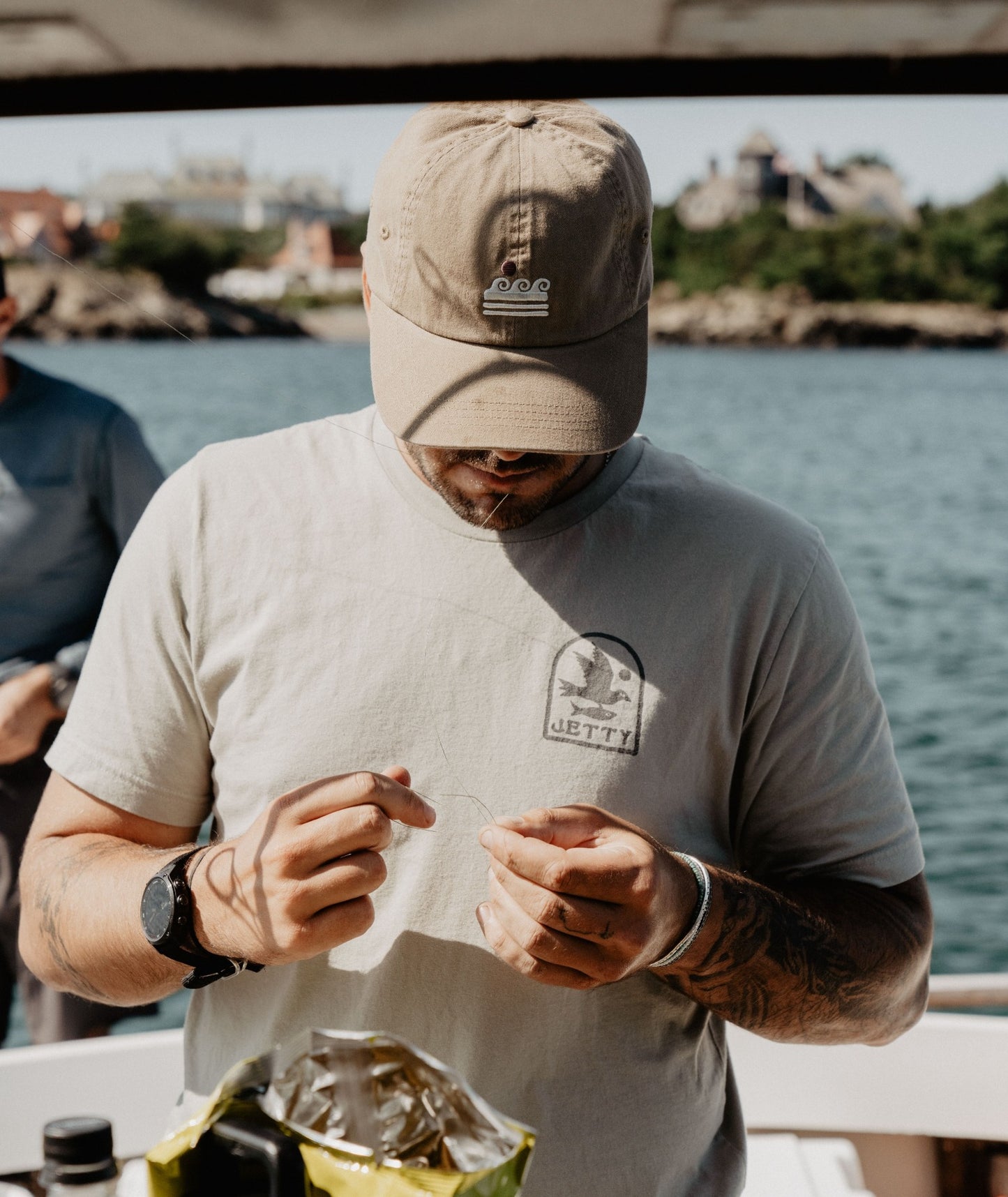 Fish Finder Tee - Green - Jetty