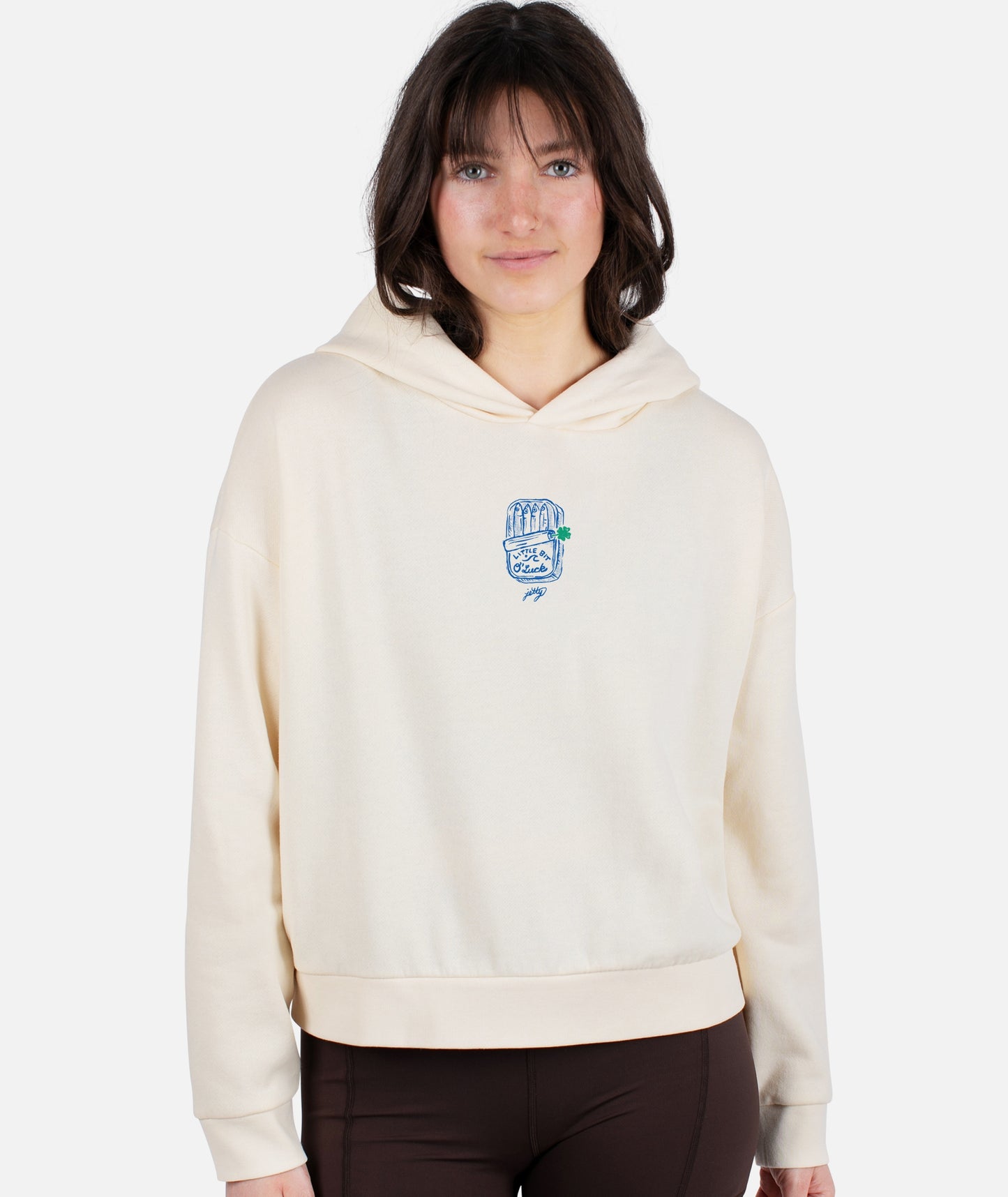 Lucky Sardines Hoodie - Bone