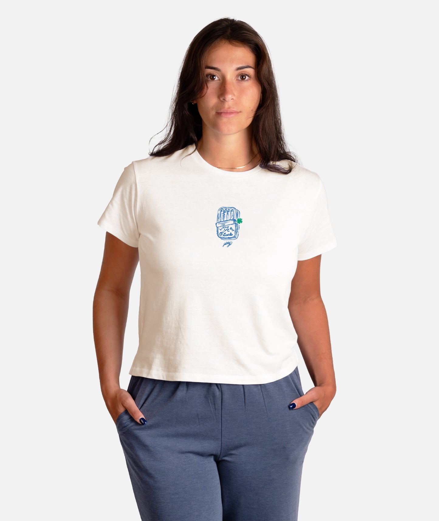 Lucky Sardines Tee - Bone