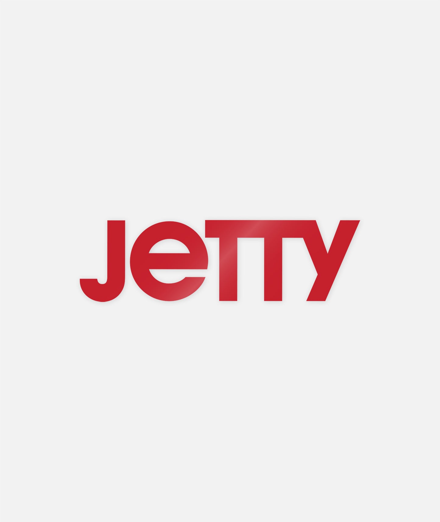 Vinyl Sticker - Red - Jetty