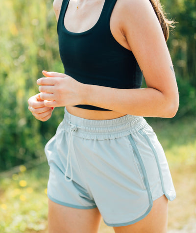 Ventnor Active Shorts - Sage Green