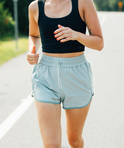 Ventnor Active Shorts - Sage Green