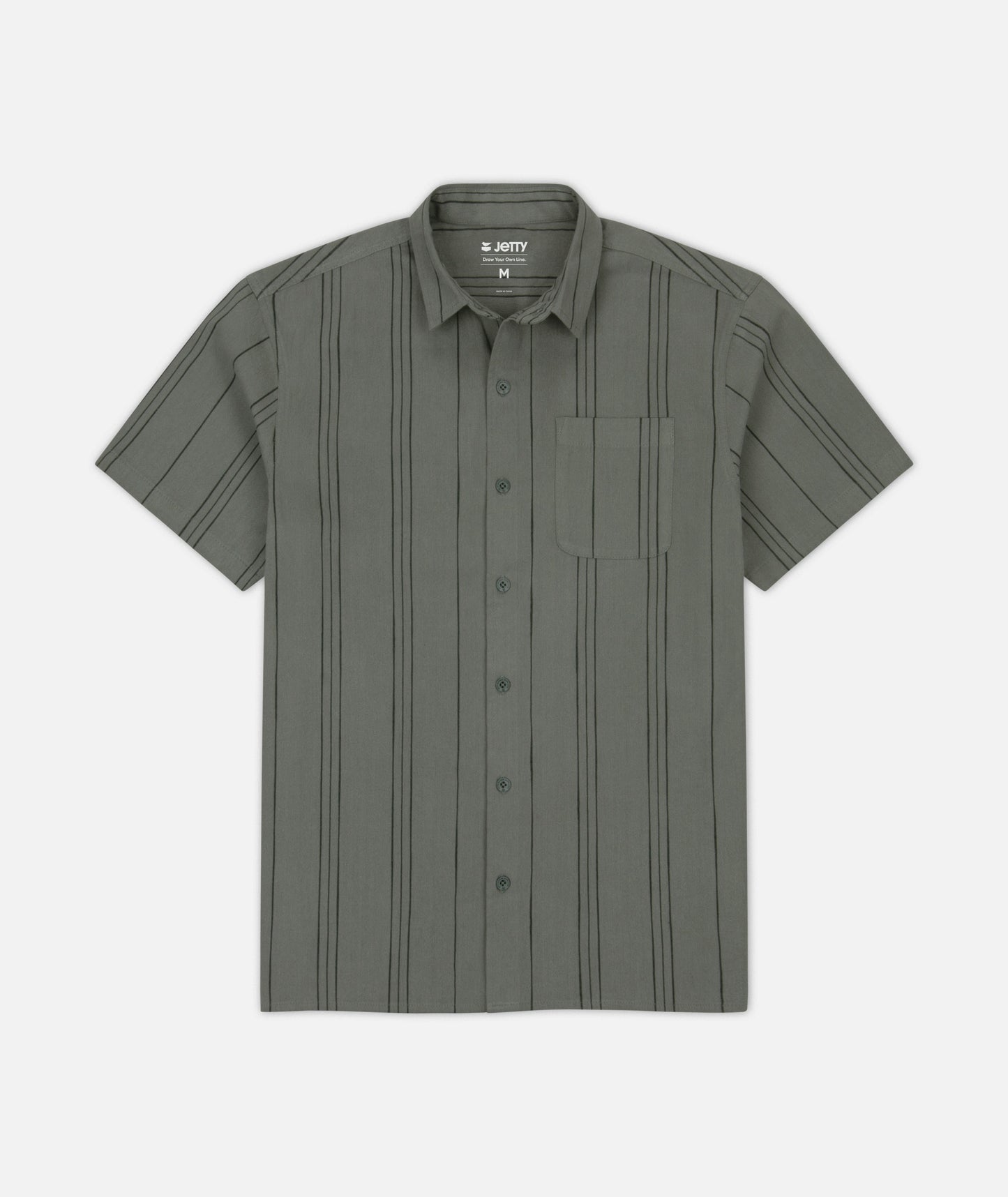 Breeze Striped Shirt - Agave