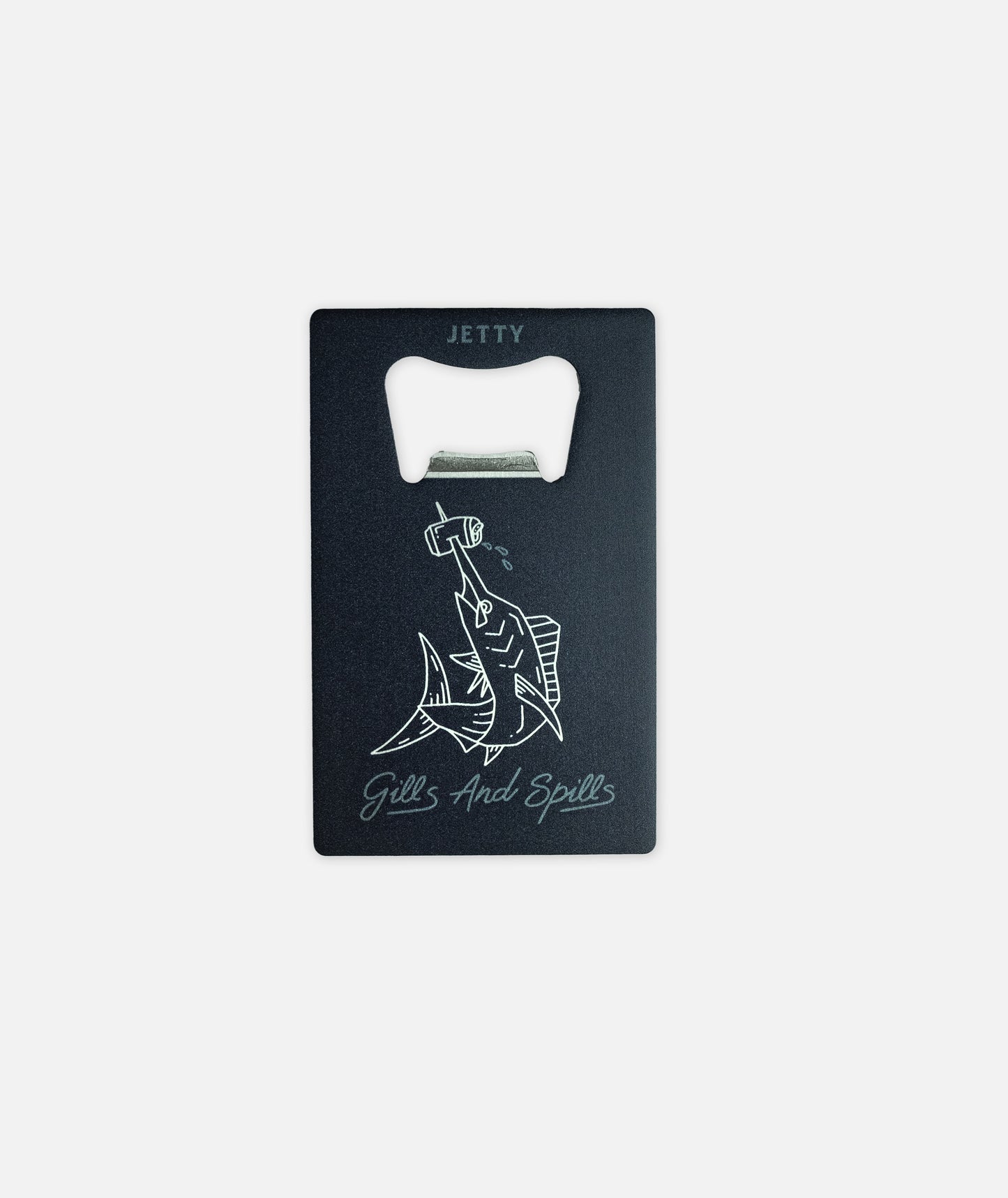 Gills And Spills Bottle Opener - Navy