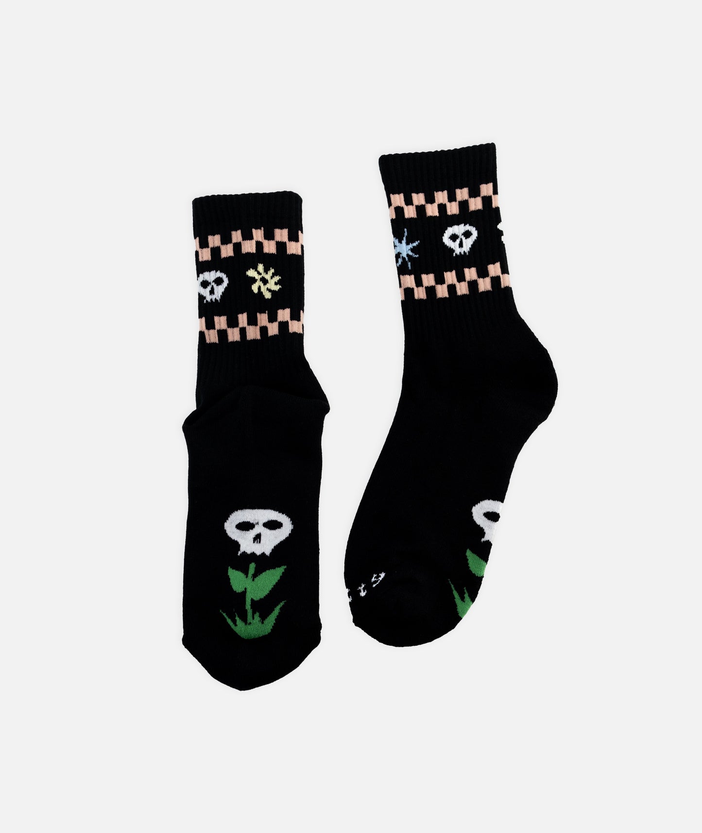 Skull Socks - Black