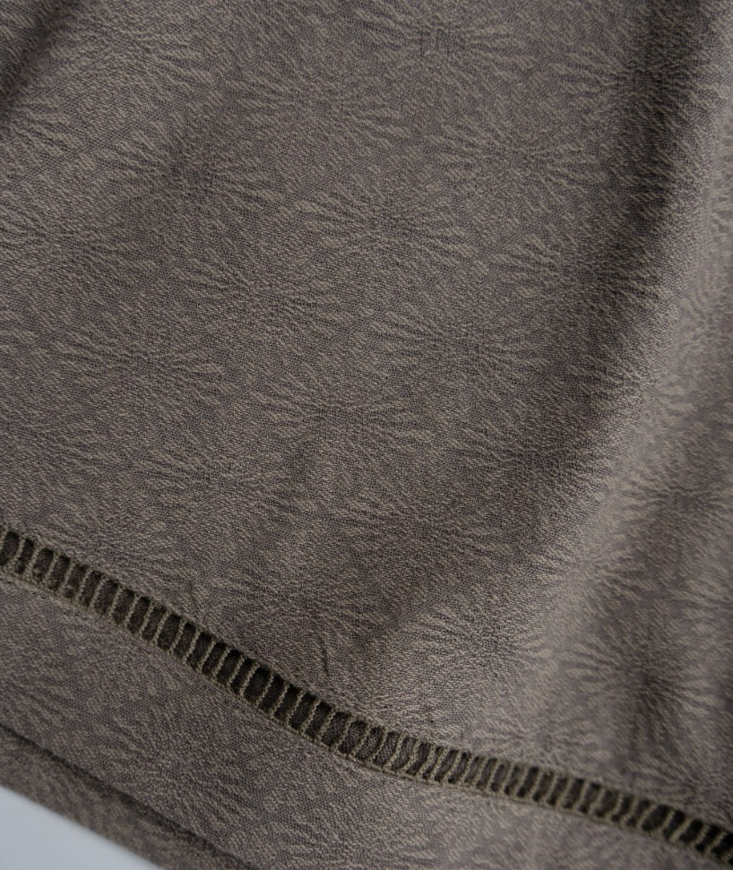 Jacquard Dune Short - Brown