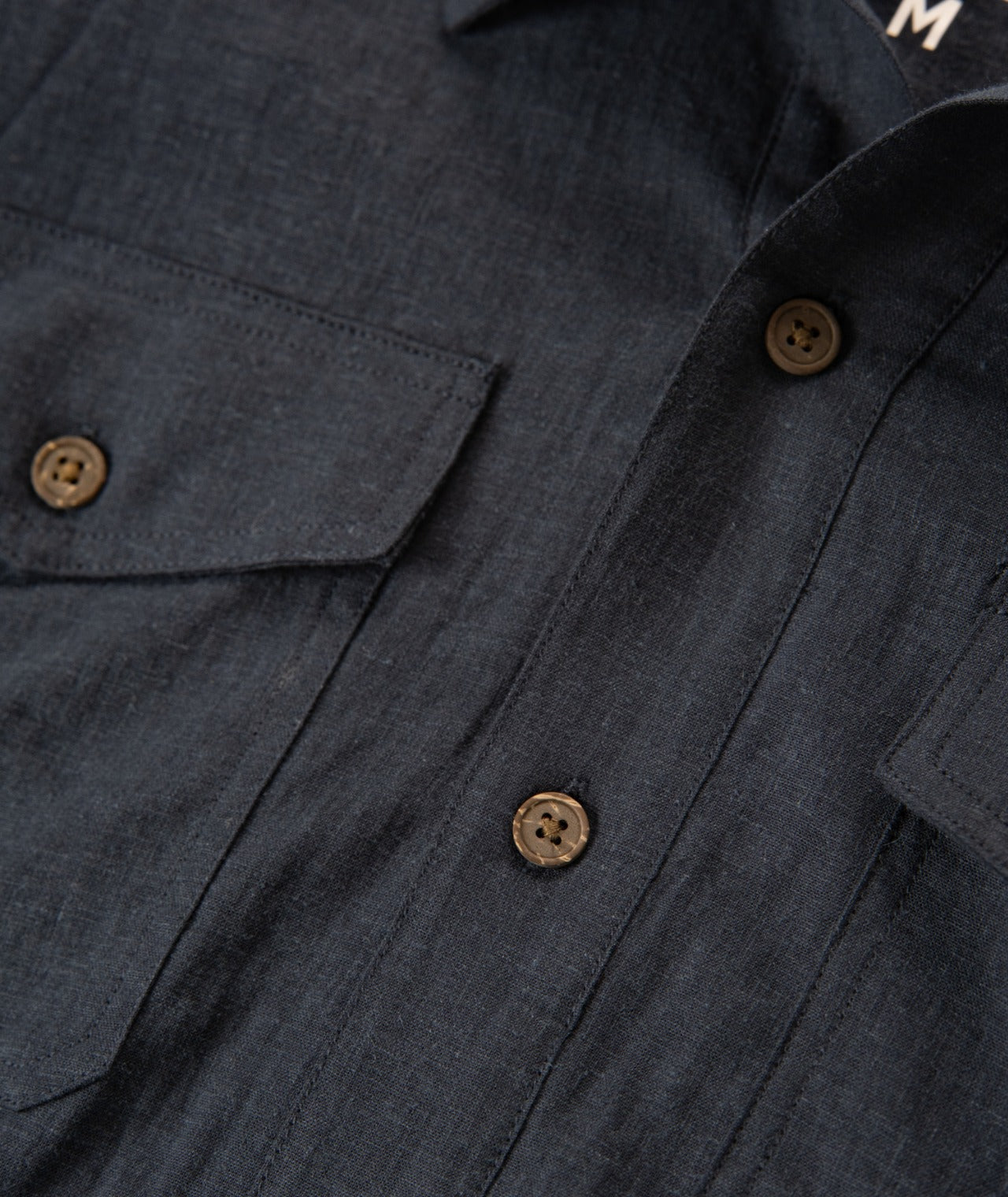 Noah Long Sleeve Shirt - Black Sand - Jetty