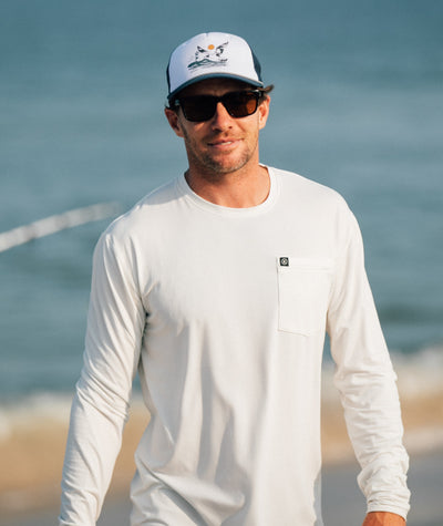 Barnie Foam Trucker - White