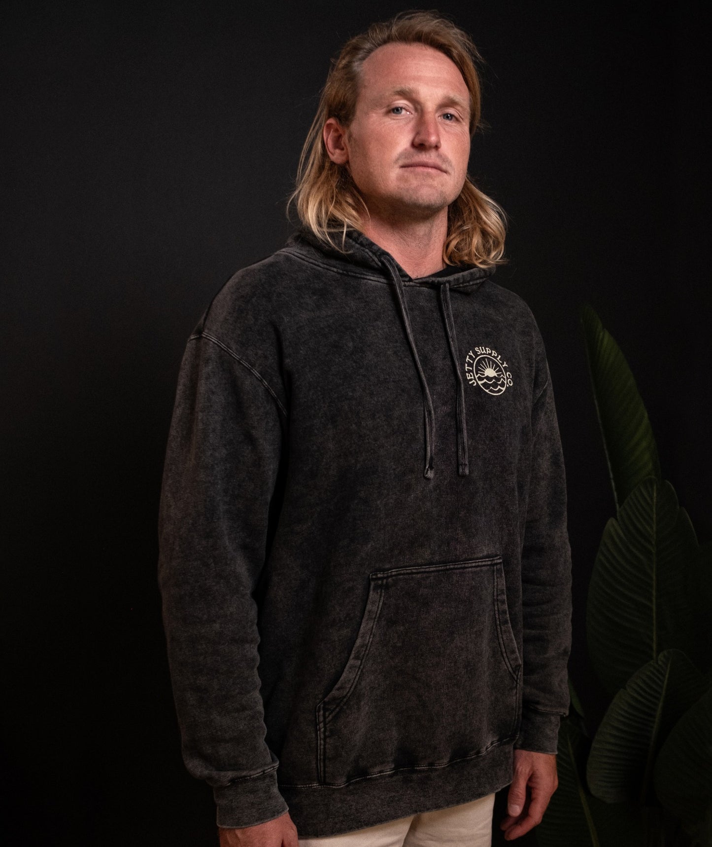 Waiting On Waves Hoodie - Black