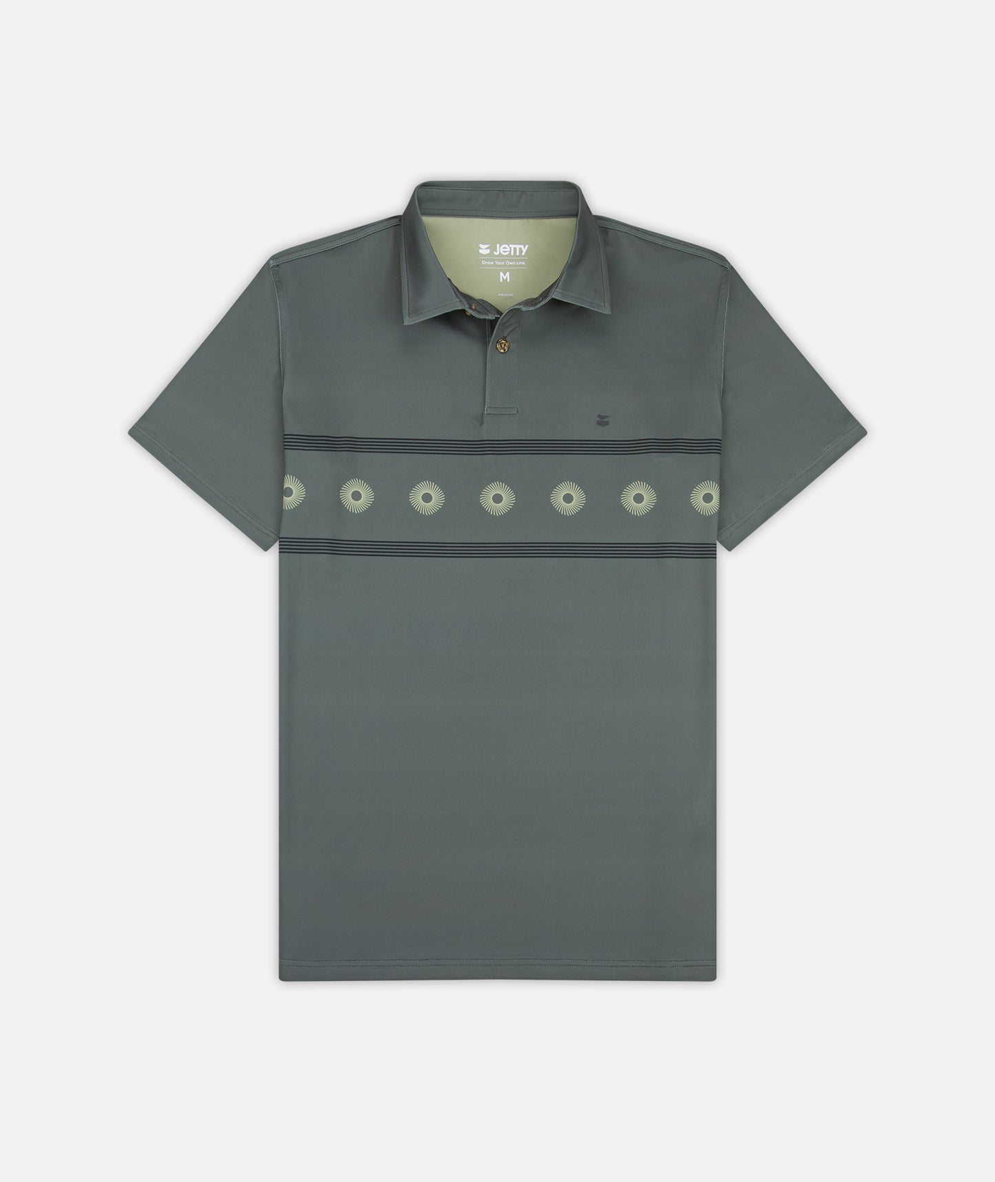 Bunker Polo Shirt - Agave - Jetty