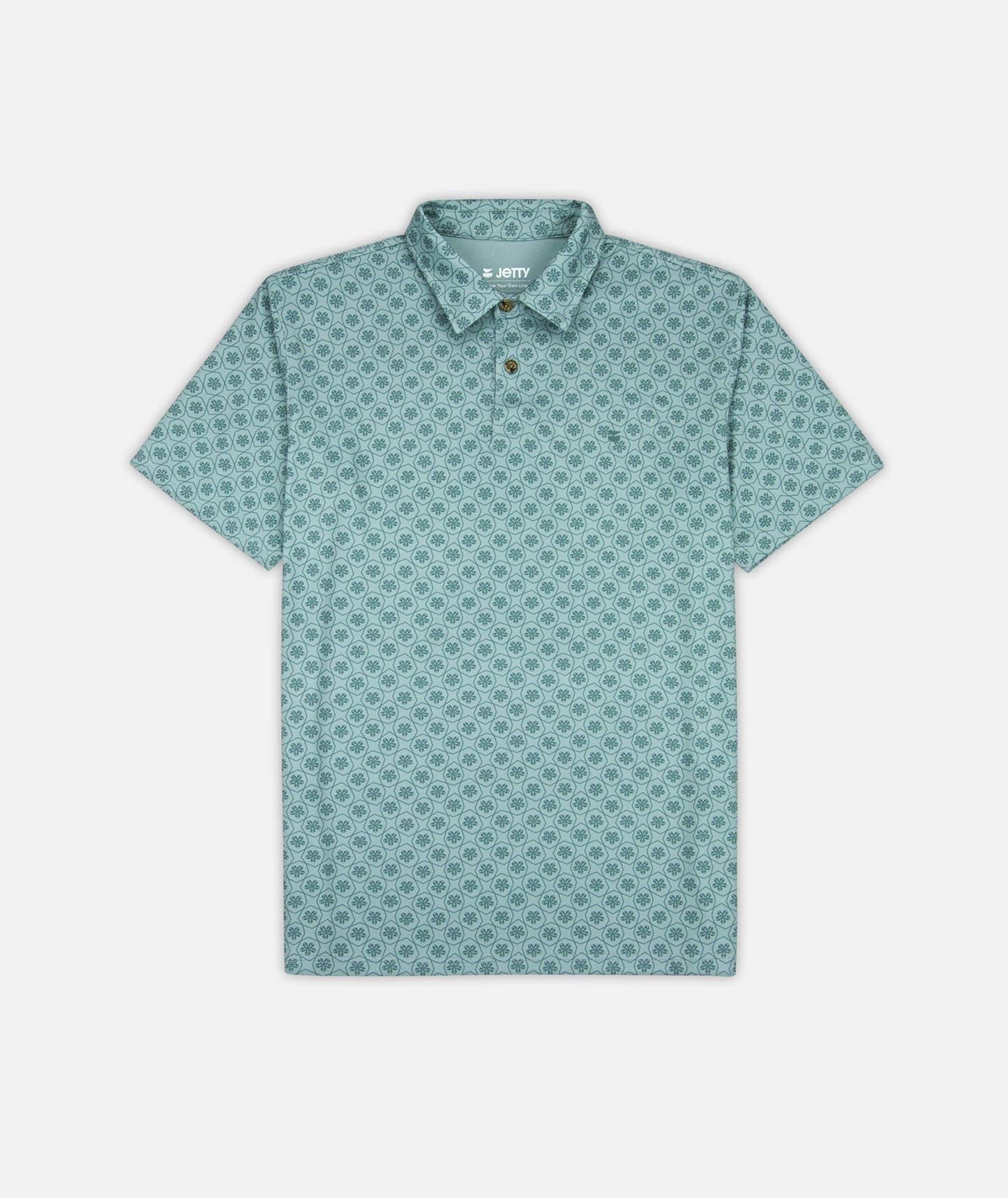 Bunker Polo Shirt - Teal - Jetty