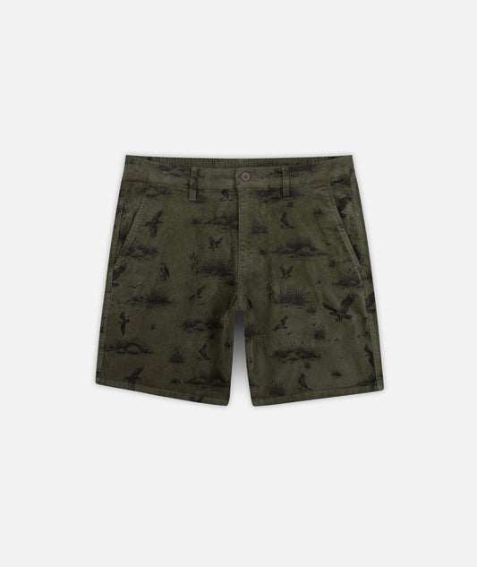 Midship Cord Walkshort - Marsh Green - Jetty