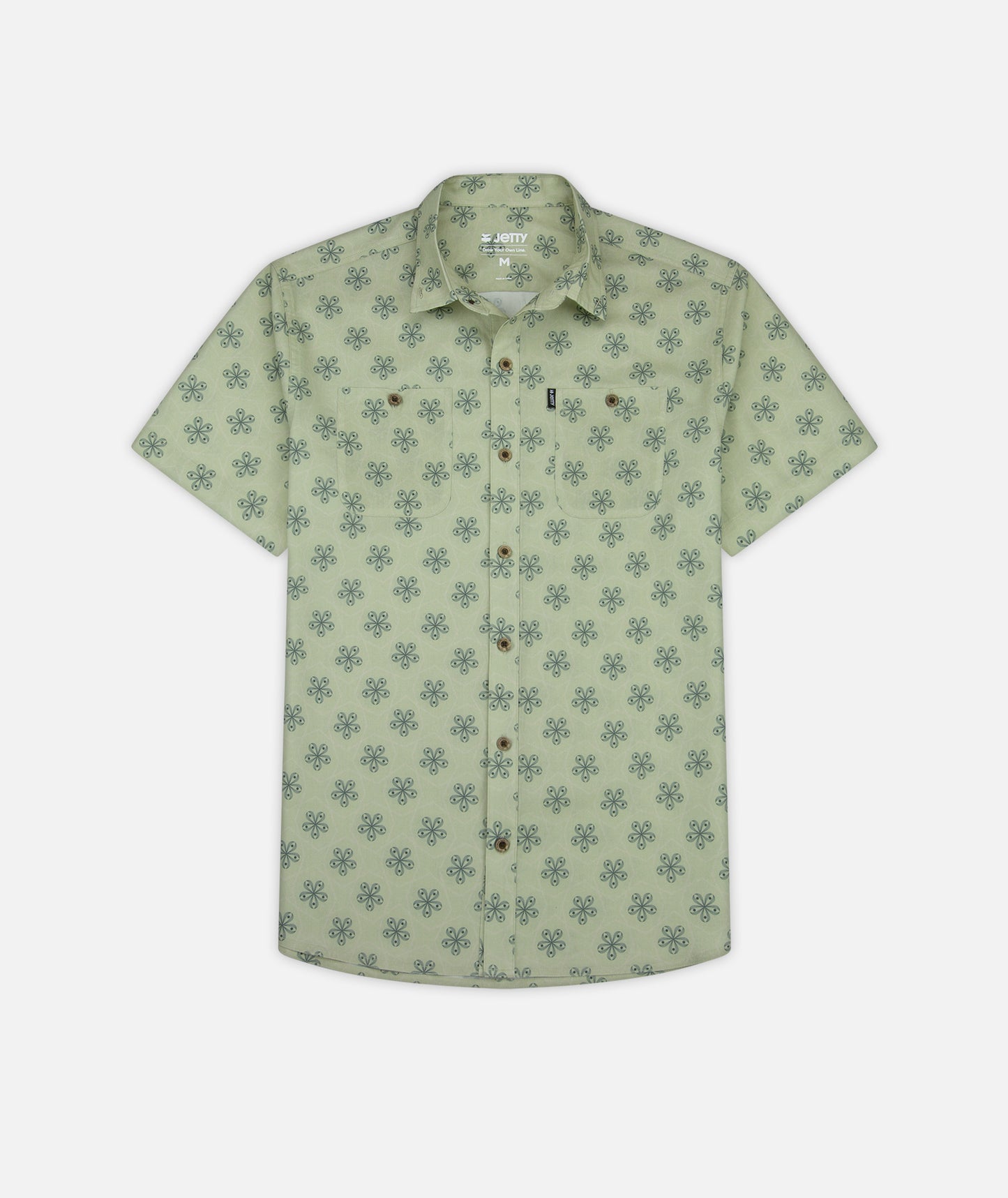 Seabrite Cotton Shirt - Sage - Jetty
