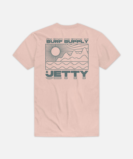 Rayflow tee - Heather Peach