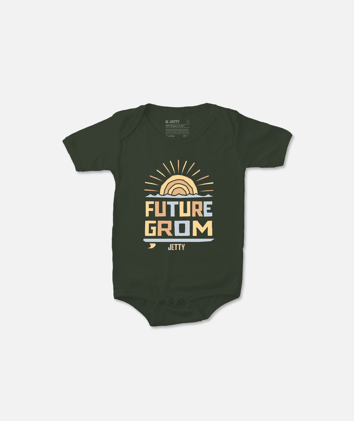 Future Grom Bodysuit - Forest - Jetty