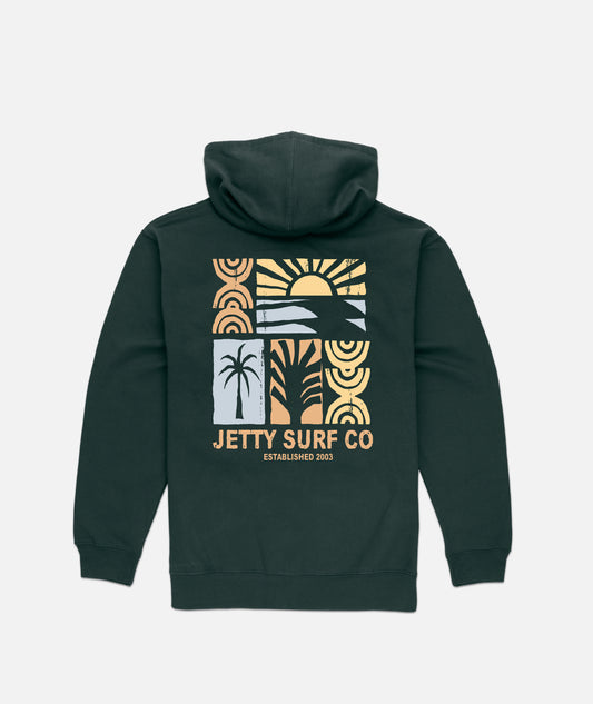Grom Retreat Hoodie - Pigment Alpine Green - Jetty