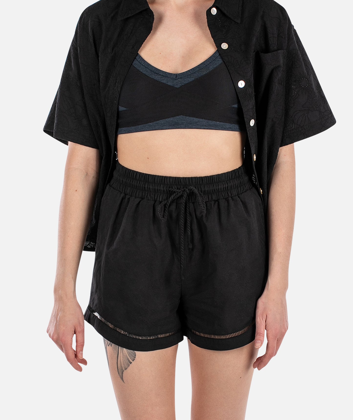 Dune Cotton Short - Black