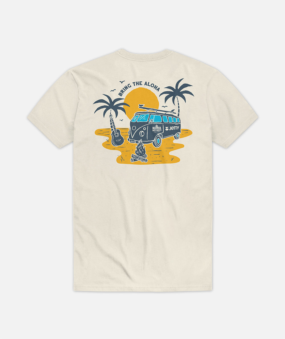 Jetty x Kona Beach Trip Tee - Bone