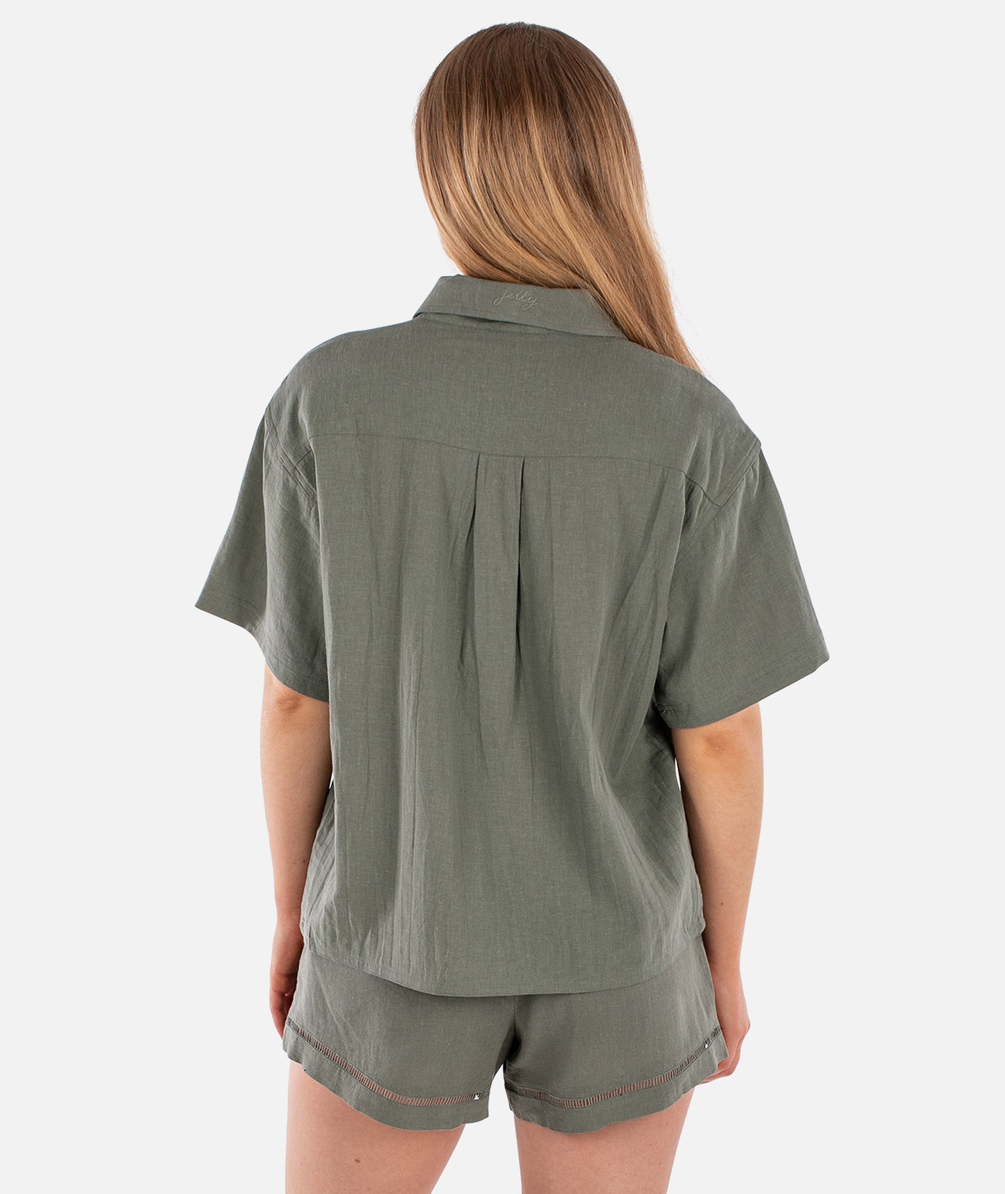 Cape Cod Linen Shirt - Agave - Jetty