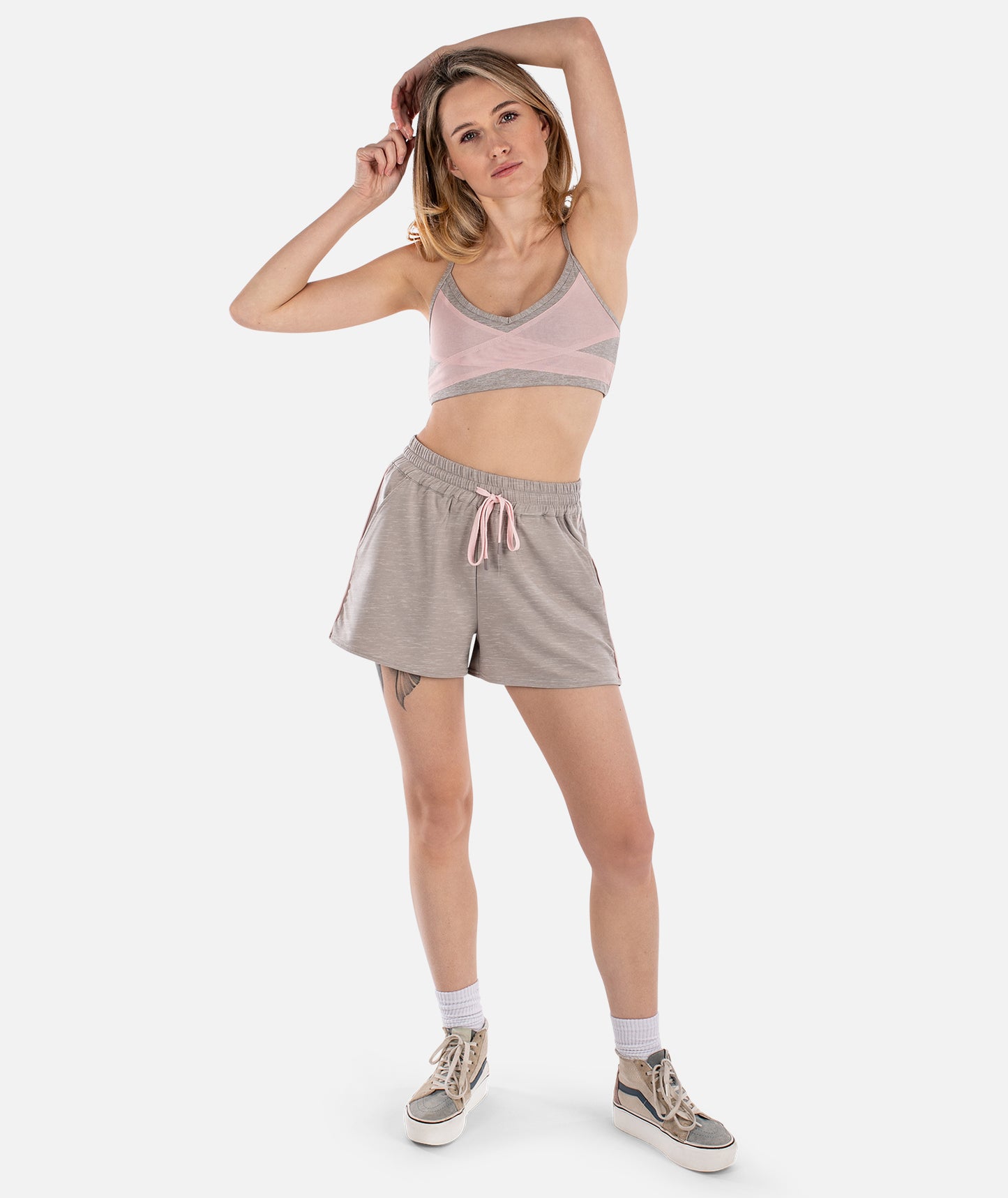 Willow Active Bra - Warm Grey
