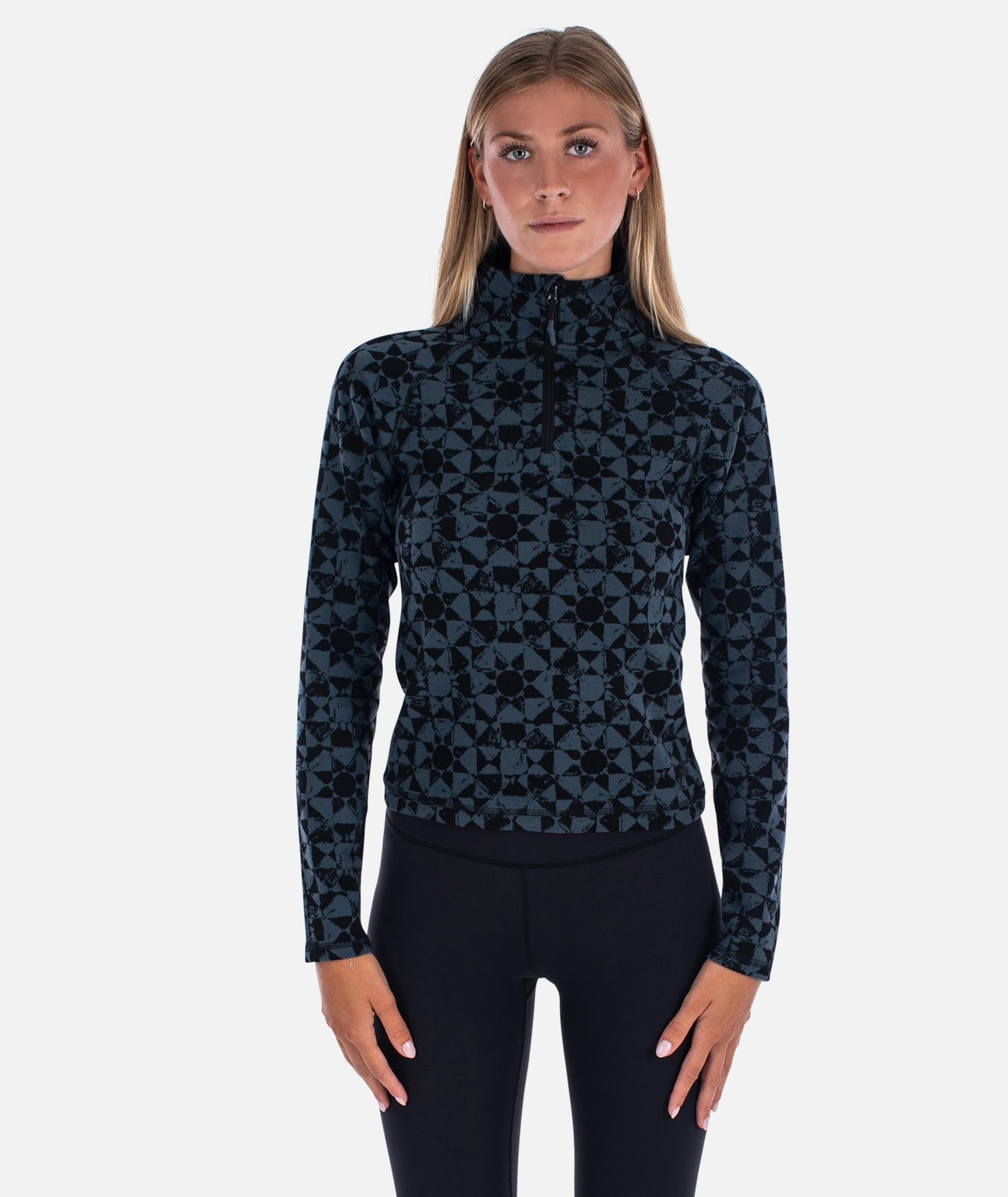Cranford Quarter Zip - Black