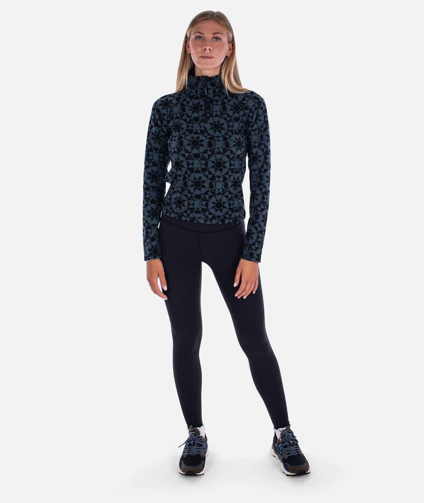 Cranford Quarter Zip - Black