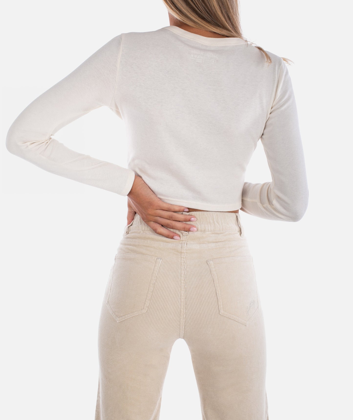 Whaler Corduroy Wide Leg Pants - Ivory