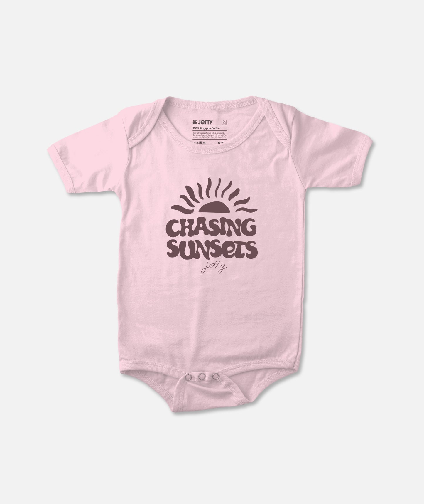 Chasing Sunsets Bodysuit - Pink