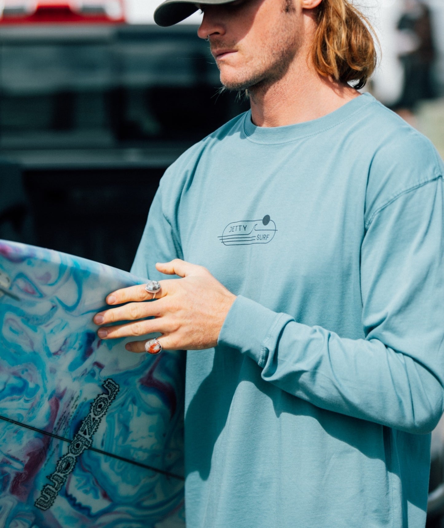 Merit Long Sleeve - Teal - Jetty
