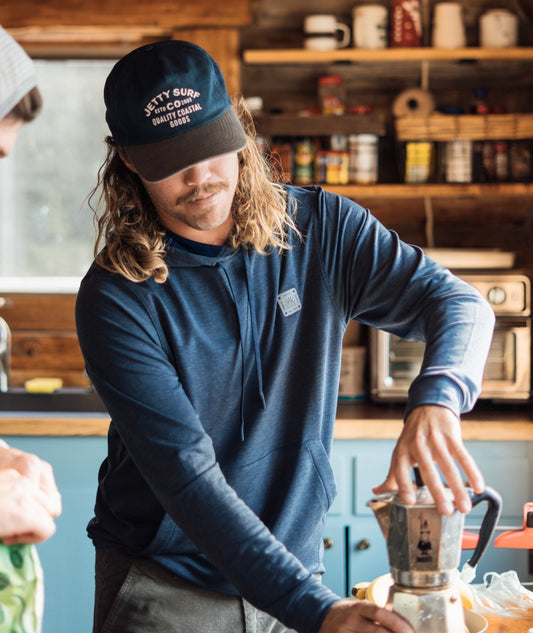 The Navigator Hoodie - Navy