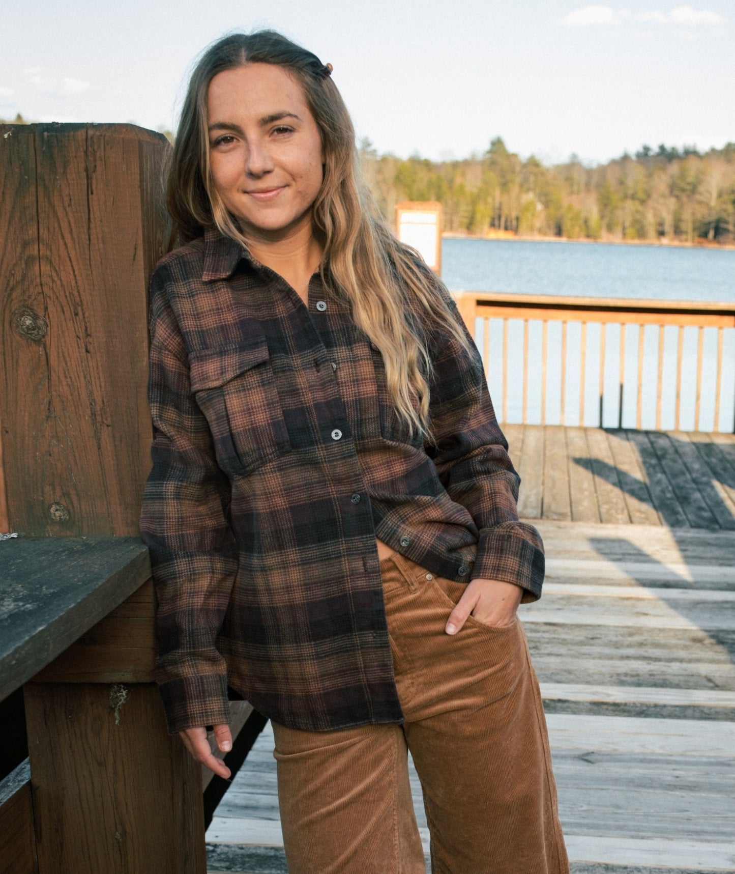 Anchor Flannel - Brown - Jetty
